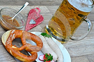 Bavarian meal beer