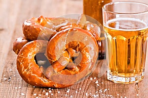 Bavarian pretzels.