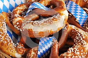 Bavarian pretzels photo