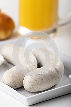 Bavarian white sausages