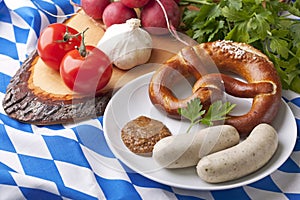 Bavarian white sausages