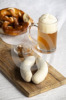 bavarian white sausages