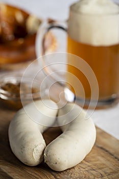 bavarian white sausages