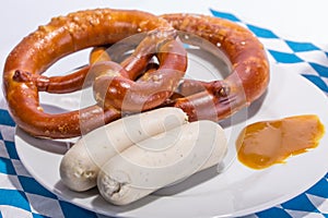 Bavarian white sausages