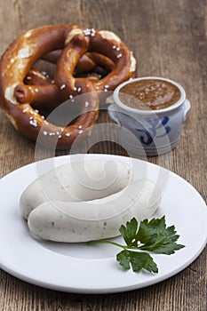 Bavarian white sausages