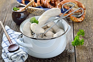 Bavarian white sausages