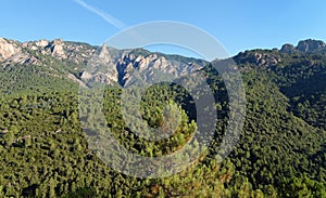 Bavella mountain in Corsica