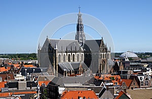 Bavo church in Haarlem photo