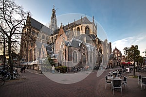 Bavo church at Haarlem photo