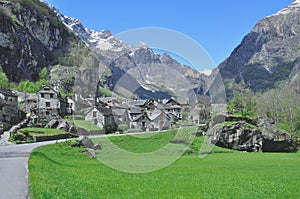 Bavona Valley,Locarno,Ticino,Switzerland photo