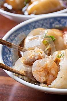 Bawan Ba wan, Taiwanese meatball delicacy, delicious street food