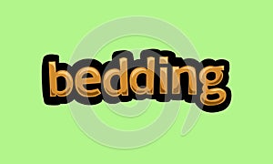 bawdy writing vector design on a green background