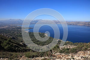 Bay of Alcudia in Northern Majorca. Spain