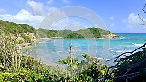 Bay of anse a saint jacques, saint felix, le gosier, picturesque