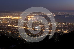 Bay Area, as seen from Grizzly Peak photo