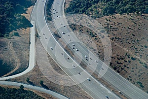 Bay Area Freeway 280 from the