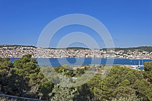 The bay of Argostoli in Kefalonia