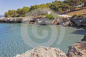 The bay of Argostoli in Kefalonia