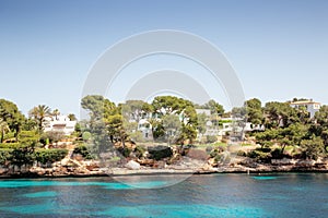 bay on the beach in mallorca spain