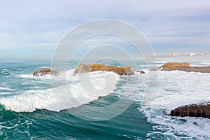 Bay of Biscay in Biarritz, France photo
