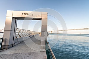 Bay Bridge from Embarcadero, San Francisco