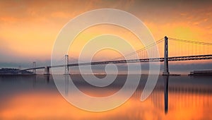 The Bay Bridge, San Francisco, Californa, USA photo