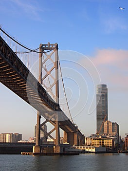 Bay Bridge and San Francisco Cityscape