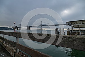 Bay Bridge from San Francisco Wharf