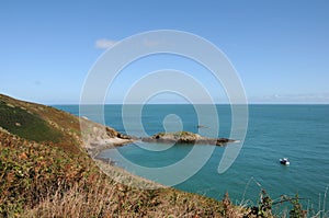 Bay on the coast of Herm