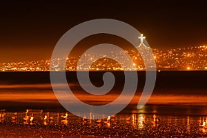 Bay of Coquimbo, Chile by Night photo