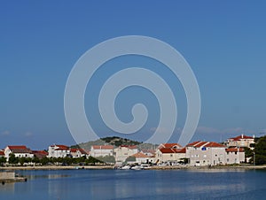 The bay of the Croatian village Betina