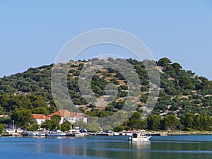 The bay of the Croatian village Betina