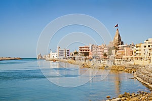 Bay of Dwarka from outskirts India