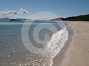 Bay at Espiritu Santo Island in Sea of Cortez photo