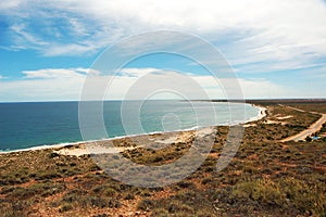 The Bay of Exmouth, Australia. Turtle Park Reservation.