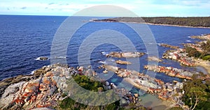 Bay Of Fires in Binalong Bay, Tasmania.