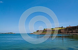 Bay of Fort El Morro at San Juan, Puerto Rico