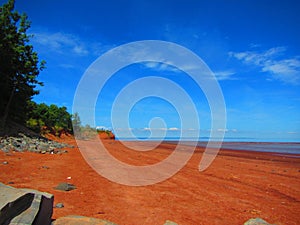 Bay of fundy Houston`s beach Nova Scotia