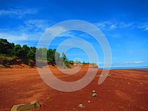 Bay of fundy Houston`s beach Nova Scotia