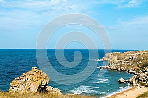 Bay of General's Beaches on the Sea of Azov in Crimea