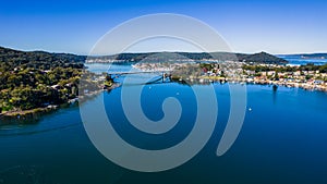 Bay and Island Aerial Waterscape