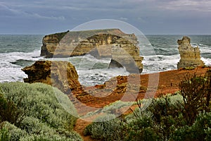 Bay of Islands Coastal Park features limestone cliffs and stack formations in Victoria