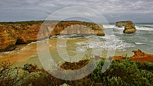 Bay of Islands Coastal Park features limestone cliffs and stack formations in Victoria