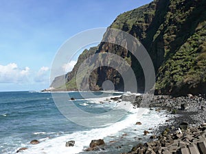 Bay of Jardim do Mar of Madeira Island. photo