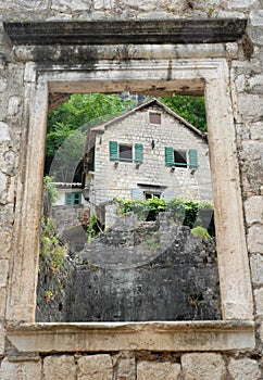 The Bay of Kotor in Montenegro