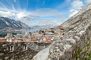 Bay of Kotor, Montenegro. Boka kotorska.