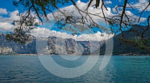 Bay of Kotor panoramic landscape