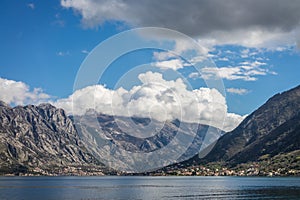 Bay of Kotor panoramic landscape