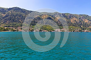 In the bay of Kotor is the small fortified UNESO Town of Kotor located with its Romanesque building style