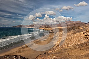 Bay of La Pared, Fuerteventura, Canary Islands photo